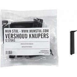 Mijn Stijl - Vershoud knijpers zwart