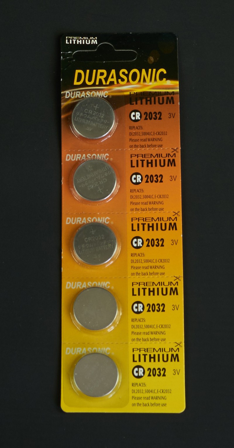 5 stuks - Blister 5 stuks knoopce lampjes batterij Durasonic - CoenBakker - 