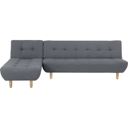 Beliani ALSTEN - Modulaire Sofa-Grijs-Polyester