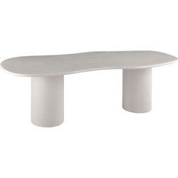 Eettafel Beige - Organisch - 240x96x76cm - Maranola