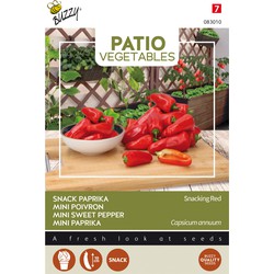 Patio Veggies, Paprika Snacking Red - Buzzy