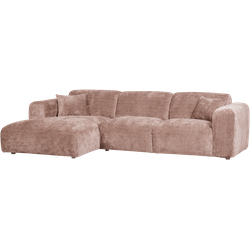WOOOD Cloud Chaise Longue Bank Links - Chenille - Taupe - 80x280x165