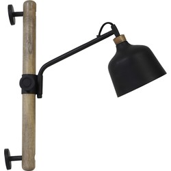 Light & Living - Wandlamp BANU  - 40x14x44cm - Zwart