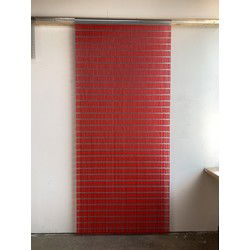 Vliegengordijn Rood recht - kant en klaar 92 x 209