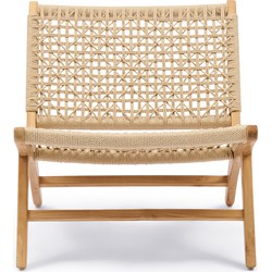 El Nido Outdoor Lounge Chair Ecru