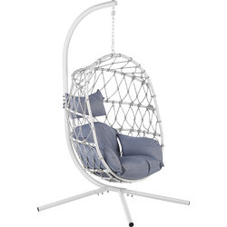 ADRIA - Hangende stoel - Wit - Polyester
