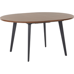 Beliani BOVINA - Verlengbare tafel-Donkere houtkleur-MDF