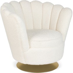 BOLD MONKEY Mother Of All Shells Lounge Chair Teddy Natural