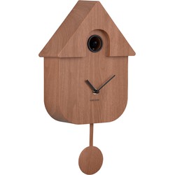 Karlsson - Wandklok Modern Cuckoo - Donker hout