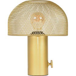 LABEL51 Tafellamp Fungo - Goud - Metaal - Tafellamp