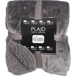 In the Mood Mardy Fleece Plaid - L200 x B150 cm - Polyester - Antraciet