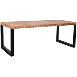 Eettafel Glasgow 220x95x76 cm