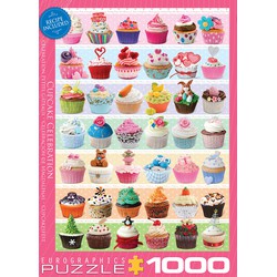 Eurographics Eurographics puzzel Cupcake Celebration - 1000 stukjes