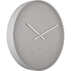 Wall Clock Mr. Grey Numbers Large