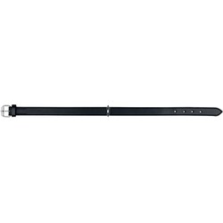 TRIXIE HALSBAND HOND ACTIVE LEER ZWART 47-54X2,5 CM