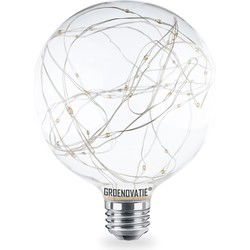 Groenovatie E27 LED G125 Lamp Lichtslinger 3W Extra Warm Wit