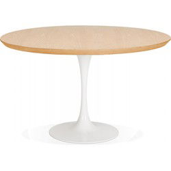 Ronde eetkamertafel BRIK 140x140x77 cm Beige