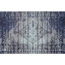 D - Brix - Vloerkleed Brix Kelly Indigo Blue - 200x290x1 - Katoen