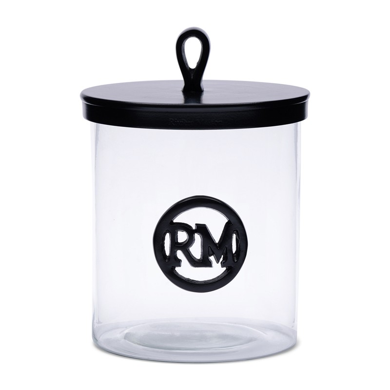 Riviera Maison Voorraadpotten Glas Met Deksel - RM Soho Storage Jar M - Transparant - 1 Stuks - 