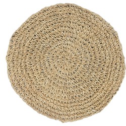 The Seagrass Placemat Round - Natural