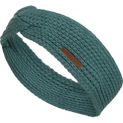 Knit Factory Joy Gebreide Dames Hoofdband - Haarhand - Laurel - One Size