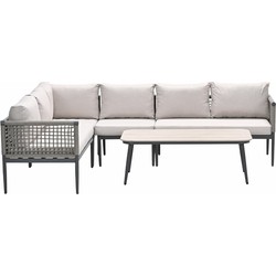 Garden Impressions Burela loungeset 5-delig links - taupe