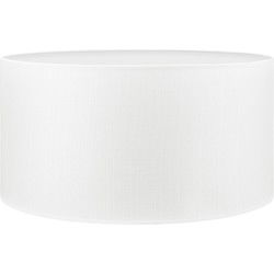 Lampenkap Canvas - Wit - cilinder - 50/50/25cm - van stof - Moderne stoffen Lampenkap voor E27 lamphouder - RoHS getest - voor hanglamp, en vloerlamp
