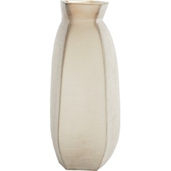 Light&living Vaas 24,5x22,5x50,5 cm VELIKO glas licht bruin