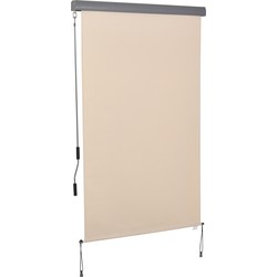 4goodz Outsunny Verticale Zonwering Verticale Luifel 140x200 cm Creme
