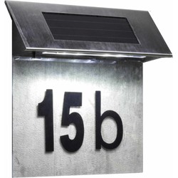 LED huisnummerbordje op zonne-energie - Huisnummers