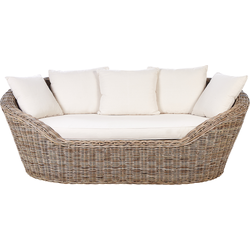 Beliani CAVO - Loungefauteuil-Natuurlijk-Rotan