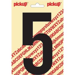 Plakcijfer Nobel Sticker cijfer 5 - Pickup