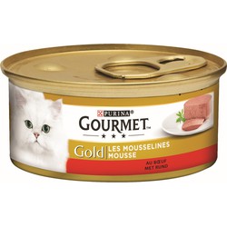 Gold mousse met rund 85g kattenvoer - Gourmet