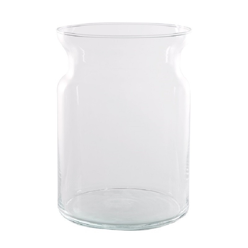 wijn Logisch Verspreiding Transparante home-basics vaas/vazen van glas 25 x 18 cm Brenda - Vazen -  Hakbijl Glass - | HomeDeco.nl