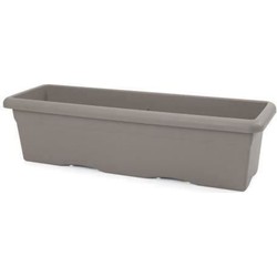 PLASTIKEN Rechthoekige plantenbak - 60 X 33 cm - Taupe
