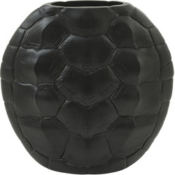 Light&living Vaas deco 29,5x8x30 cm TURTLE zwart