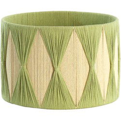 Light & Living - kap - Hannah - groen - textiel - Ø 30cm - E27 - 2230621