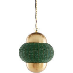 Light & Living - Hanglamp CETARA - Ø33x38cm - Groen