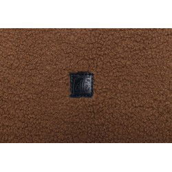 Draagtas stof tebby 43x18x35cm cognac