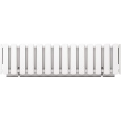 Prosperplast Plantenbak - kunststof - wit - 58 x 18 x 16 cm - Plantenpotten
