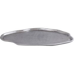 PTMD Plateau Louiza - 35x50x2 cm - Aluminium - Zilver