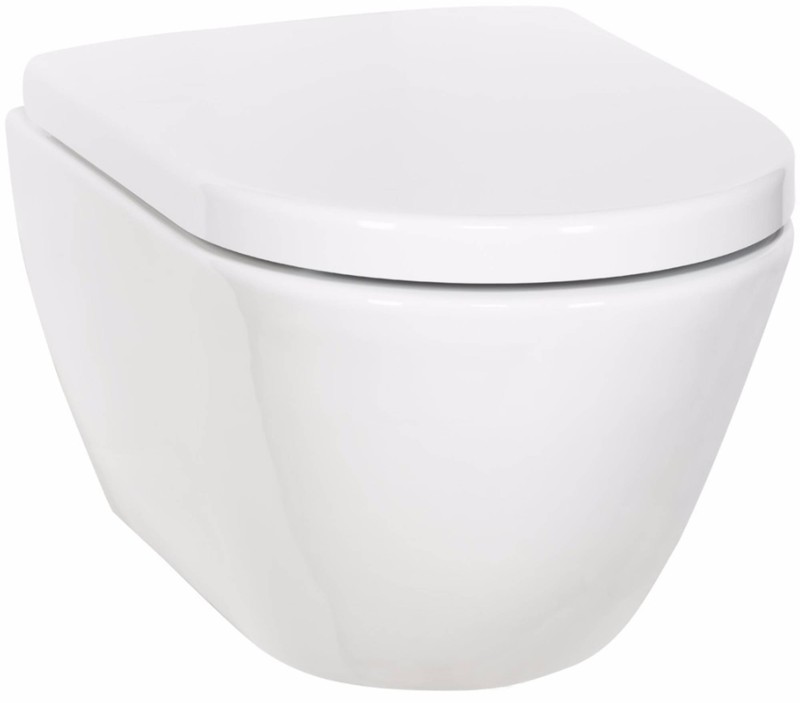 Ben Segno hangtoilet met toiletbril compact Xtra glaze+ wit - 