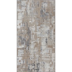 Modern Abstract Tapijt MARTINA - Beige/Wit - 80x150 cm 