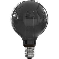LED Glasfiber Globe lamp G95 220-240V 3.5W 40lm 2000K Titanium E27 dimbaar