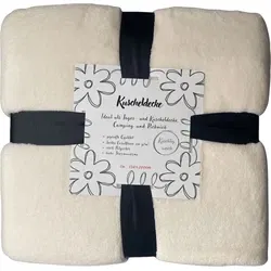 hanSe® Zachte Grote Fleece Plaid 280 grams - 150x200 cm - Creme