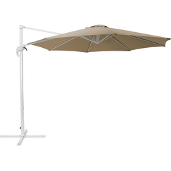 Beliani SAVONA - Cantilever parasol-Wit-Polyester