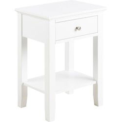 Nachtkastje Wit - Open - 45x34x62,8cm - Koster