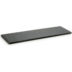 Leisteen voedsel hapjes serveerplank 50 x 15 cm - Serveerplanken