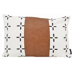 Vida Nova #5 | 30 x 50 cm | Kussenhoes | Katoen / Polyester / PU Leder