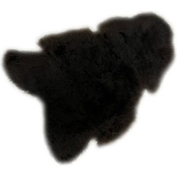 PTMD Furry Black shaped sheepskin plaid
